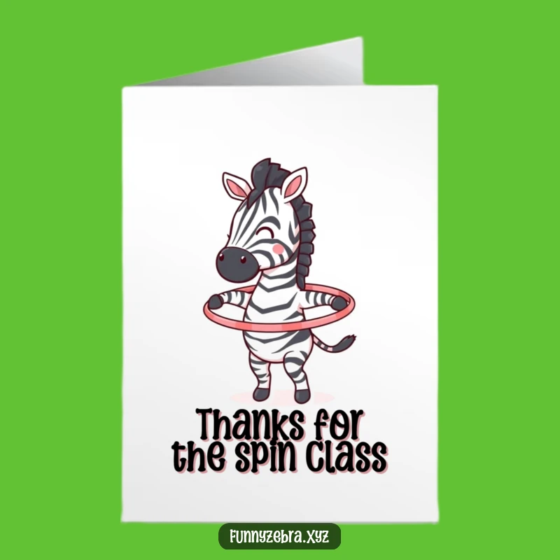 Free Printable Thank You Card: Hula Hoop Gratitude - Heartfelt Downloadable!